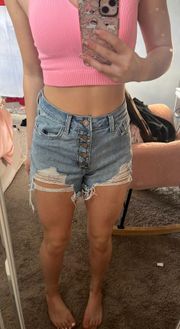 denim shorts