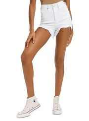 NWT Good American Bombshell Short White Size 00 / 24