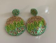 Green Fabrik Earrings 