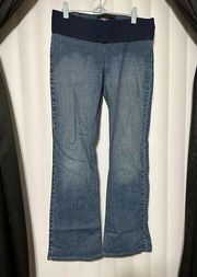 Juicy Couture blue denim maternity jeans