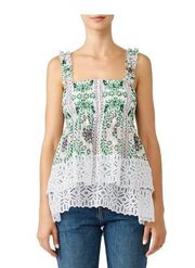 Tory Burch Tiered Ruffle Garden Party Top