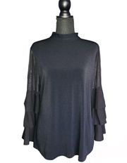 Womens Ruffled Blouse