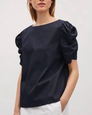 Statement Puff Sleeve Structured Top