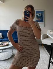 Polka Dot Bodycon Dress