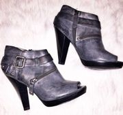 Guess Open Toe Booties Gwoakridge Size 7.5