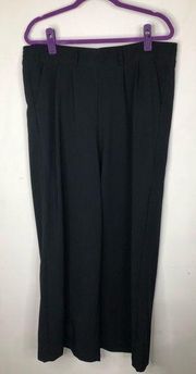 Torrid Pull On Wide Leg Stretch Crepe High Rise Tie Front Pants 1X