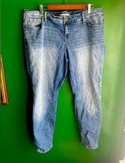 Torrid Plus Size Blue Jeans Straight Leg Size 18 EUC