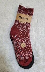 NWT Born Ladies Cabin SocksWirh Gripper Soles Pack of 2 Pairs, Soft Cozy and War