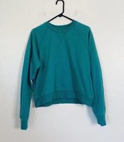 PacSun x LA Hearts Teal Blue Crewneck Pullover Sweater Sweatshirt