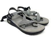 Chaco Z2 Classic White Black Strappy Sport Hiking Sandals Shoes Women’s Size 8