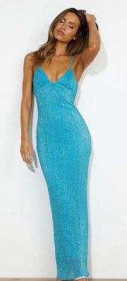 Sequin Blue Dress