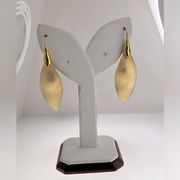 Alexis Bittar Gold Lucite Drop Earrings