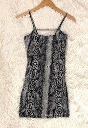 Urban Outfitters Motel Selest snake print mini dress