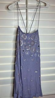 Free People Embellished Slip Dress