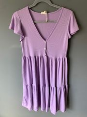 Lavender Tiered Dress