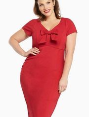 Torrid Retro Chic Red Wiggle Dress Sz.20W