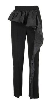 Max Mara Elegante Etna High-rise Cady Cigratte Pants In Black, Size 4