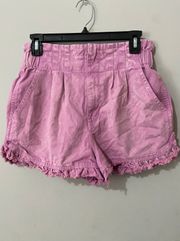 Francesca’s tgla Purple Stretchy Denim Shorts. Size S