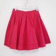 NWOT Express Red Pleated Mini Skirts