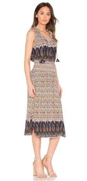 Misa Los Angeles Maddie French Floral Paisley Dress Midi Women’s size XS