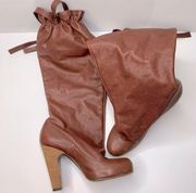 Brown Slouchy Boots