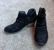 Black Suede Booties