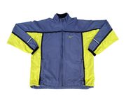 Nike Vintage 90s  Windbreaker Green Blue Zip Up Jacket