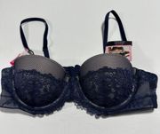 Women’s Size 34A  Self Expressions Push Up Bra