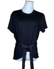 Alexis Black Short Sleeve Blouse  S