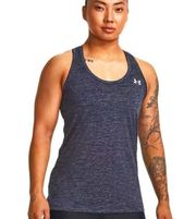 Under Armour  Loose Fit Racerback Tank - Midnight Navy/Metallic Silver - XL