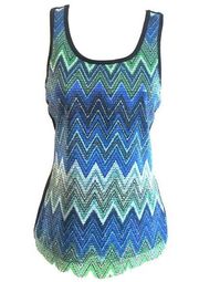 🆕 Chevron stripe scoop neck camisole tank top