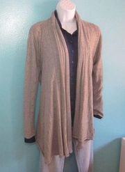 525 America Gray Cotton Cardigan Sweater Size S