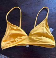 Yellow Bikini Top