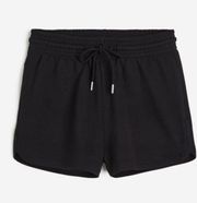 Black sweatshorts