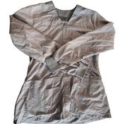 Grey Anatomy women's small grey scrub jacket