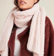 Anthropologie Pink Scarf Fuzzy Super Soft Neck Accessory