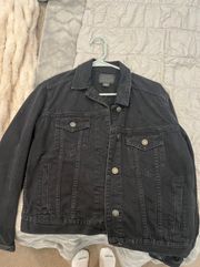 American Eagle Outfitters Black Jean Jacket