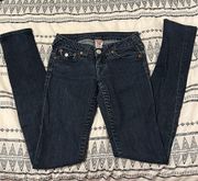 Vintage low rise  jeans sequin pocket