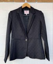 Juice Couture Notched Lapel goth Single-Breasted Blazer size 2