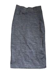 BCBGMaxAzria Grey Heathered Stretchy Spandex Pull On High Waist Pencil Skirt XS