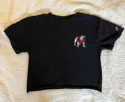 Cropped UGA University Of Georgia T Shirt