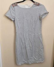 Striped shift dress