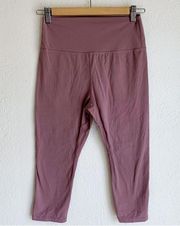 BuffBunny Live Capri Charisma Leggings Dusty Mauve XL