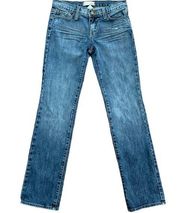 Vintage Y2K Piper's Closet Slim Leg Denim Medium Wash Whiskered - Junior's - 9