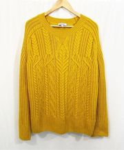 & Other Stories Oversized Cable Alpaca Wool Knit Sweater