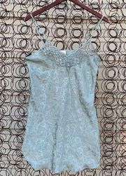 Vintage Dentelle slinky lace camisole slip