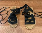 Size 8 Black Sandals