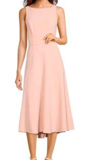 New Eliza J Bateau Neck Fit Flare Dress blush Midi
Office Business Sz 10