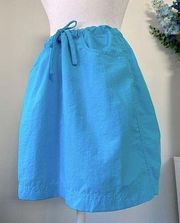 L.L. Bean Light Blue Drawstring Waist Skirt