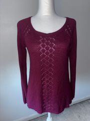 Raspberry Sweater 